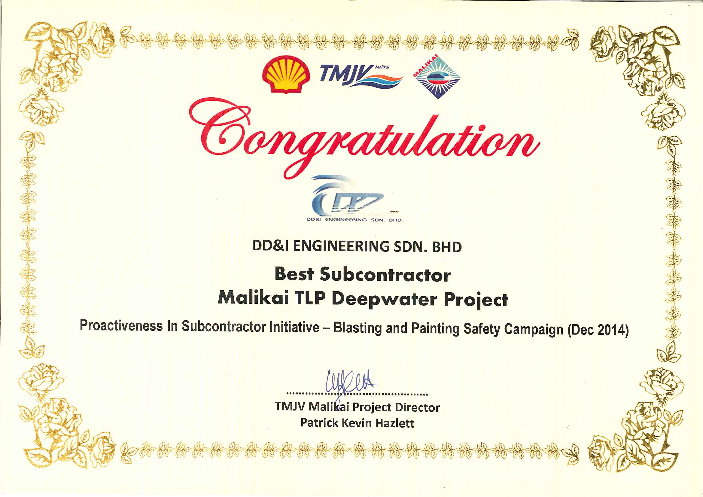 Awards DD & I Engineering